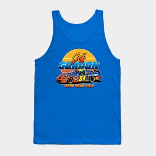 Jeff Gordon Flames 24 Legend Retro Tank Top